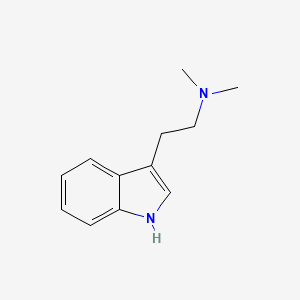N,N-Dimethyltryptamine molecular structure