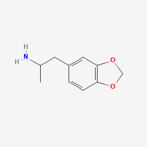 MDA (3,4-methylenedioxyamphetamine) molecular structure