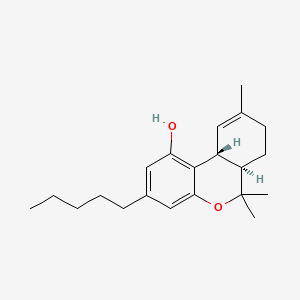 Delta-9-tetrahydrocannabinol molecular structure
